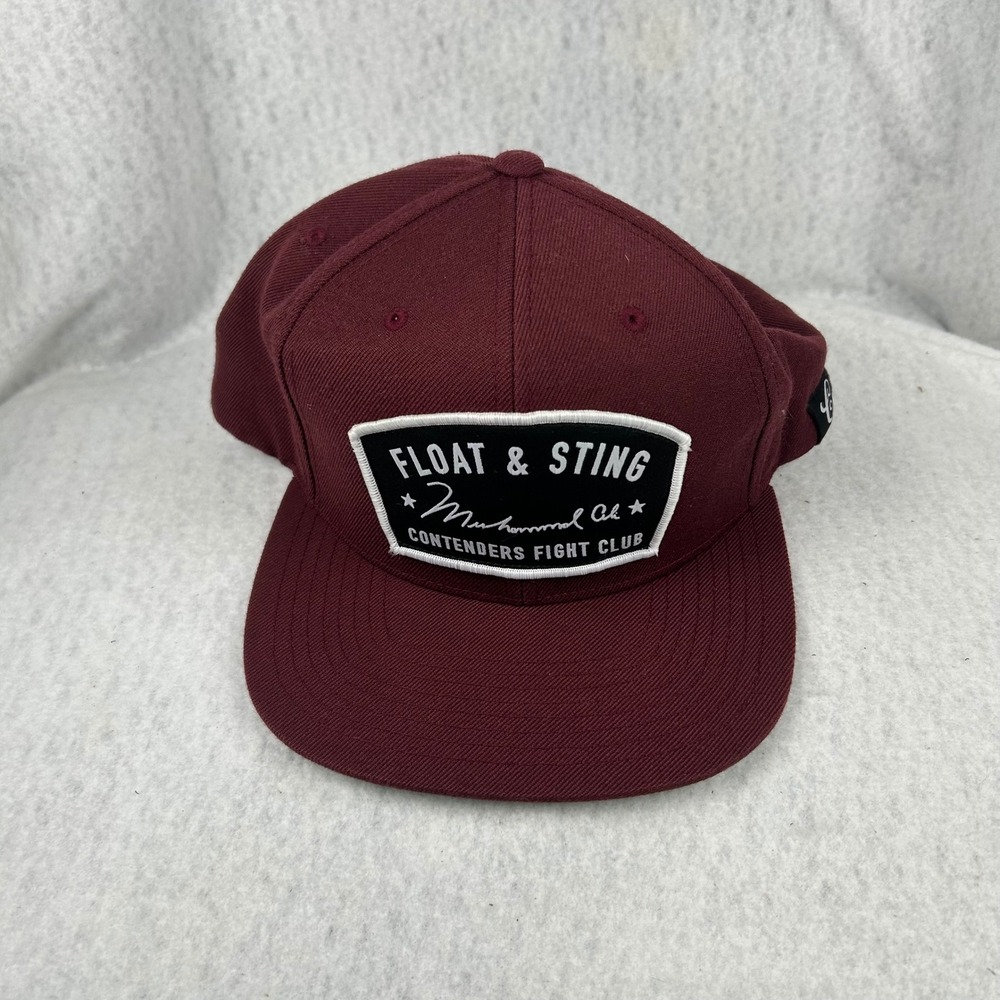 Contenders Muhammad Ali Hat Mens OSFM Maroon Float & Sting Snapback Cap‎